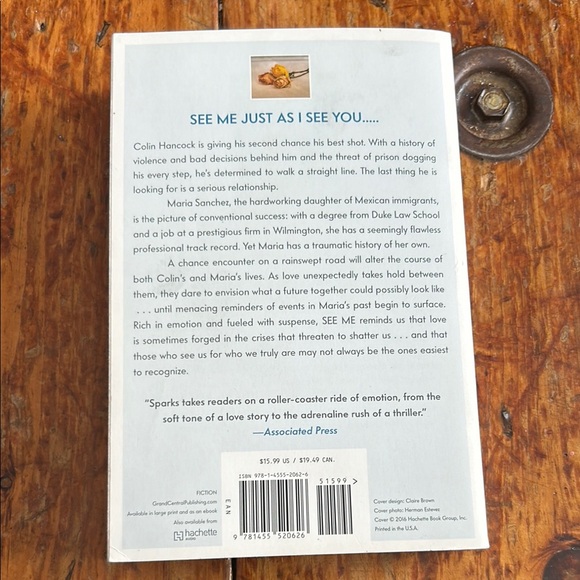 Nicholas Sparks 'See Me' Paperback Book - Picture 4 of 7